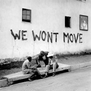 We won't move, fotografiert von Jürgen Schadeberg