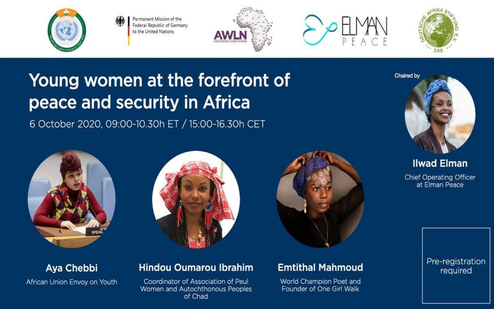 Online-Diskussion: Young women at the forefront of peace and security in Africa